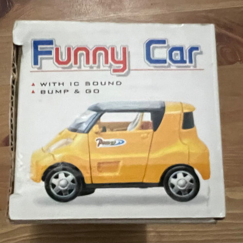 Funny Car battery toy like new, intact in its box