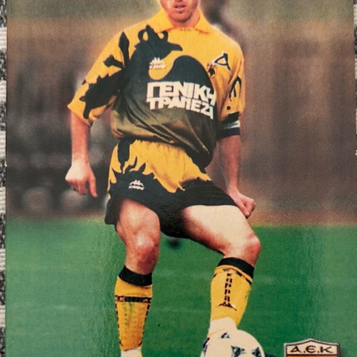 Imago football card AEK Michalis Kasapis 10 used