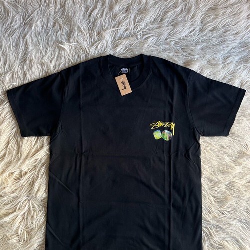 Stussy Chrome Dice Tee new, size S and M, black