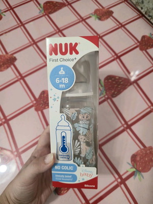 NUK Μπιμπερό Πλαστικό 6-18 Μηνών New Κατά Των Κολικών