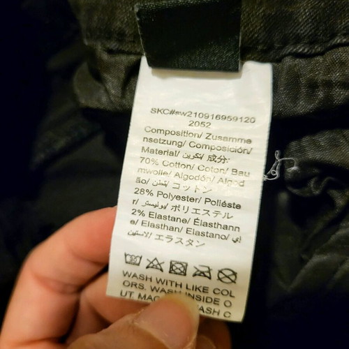 Black Shein jeans like new, elastic crop, size XS