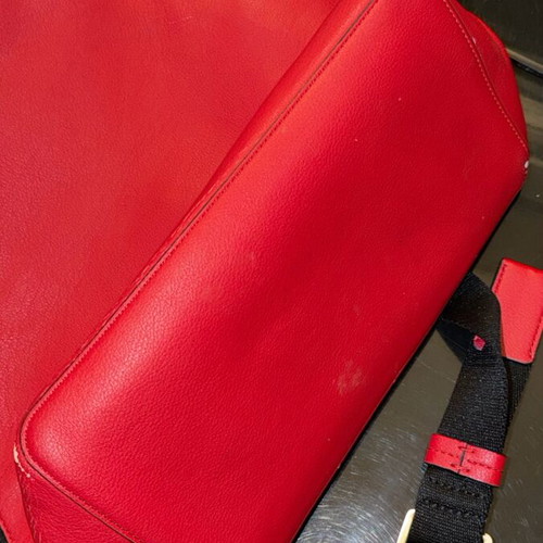 Calvin Klein backpack bag used, red