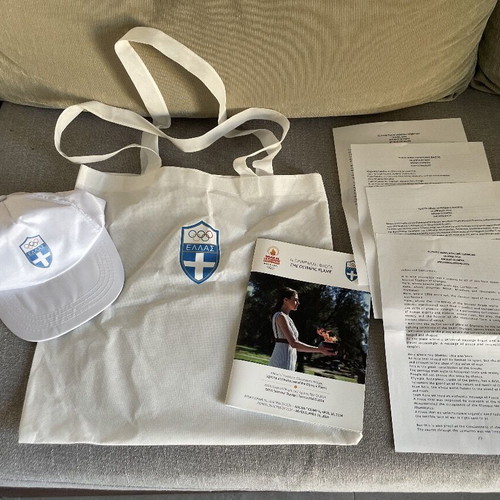 Olympic Flame 2024 Touch Memorabilia Set new