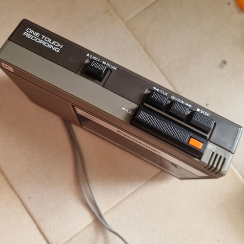 Panasonic Vintage Cassette Recorder like new, One Touch Recording