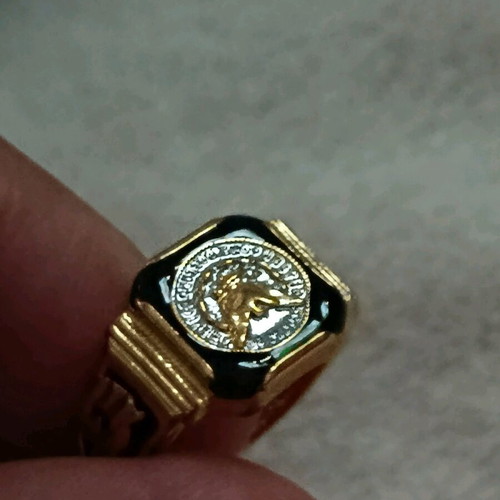 Men's ring new, unused, gold