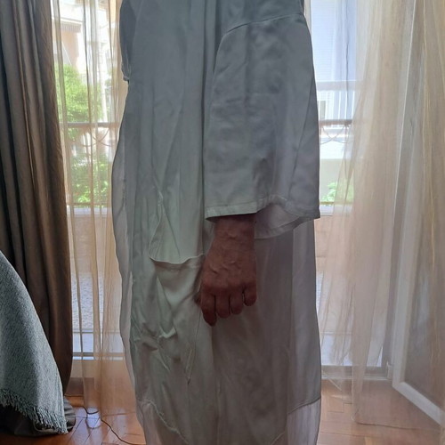 Asymmetric Tunic made of Silk and Viscose, Made in Italy, One Size, Like New