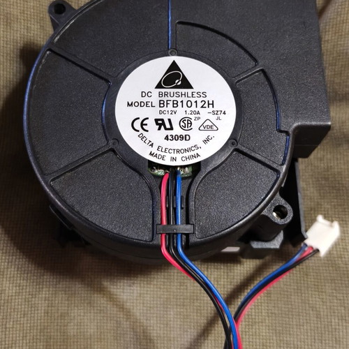 Delta blower fan with copper heatsink BFB1012H like new
