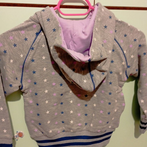Girls' sweatshirt jacket 2 years new, size 92 cm