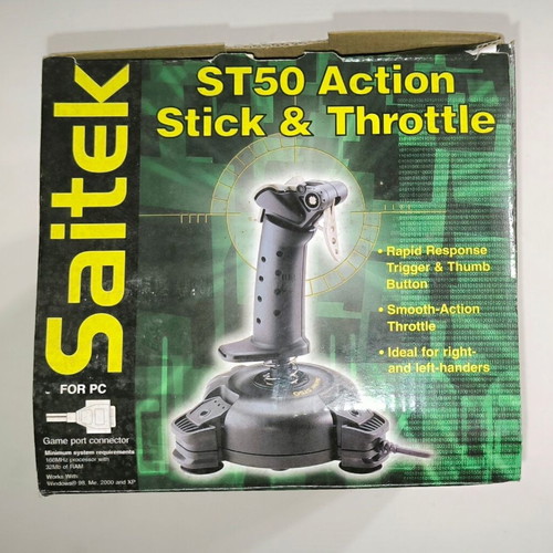 Saitek ST 50 Action Stick & Throttle like new