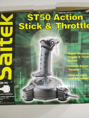Saitek ST 50 Action Stick & Throttle σαν καινούργιο