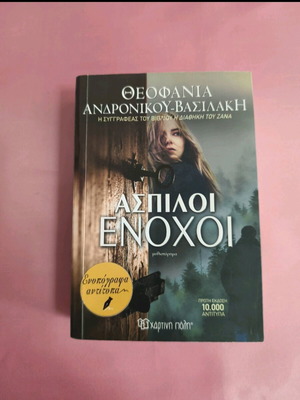 Βιβλίο Ασπιλοι ένοχοι μεταχειρισμένο, Θεοφανία Ανδρόνικου-Βασιλακη