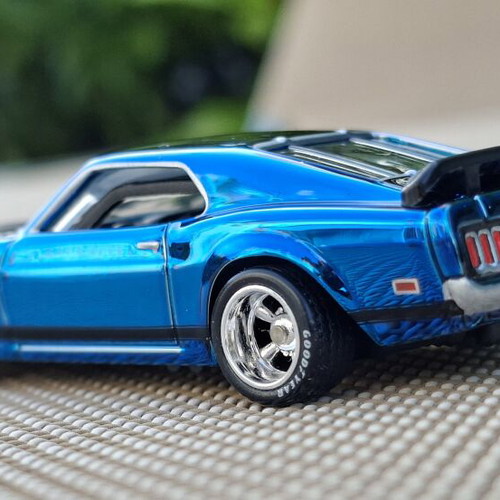 Hot Wheels 2017 RLC '70 Mustang Boss 302 Blue like new, spectraflame blue