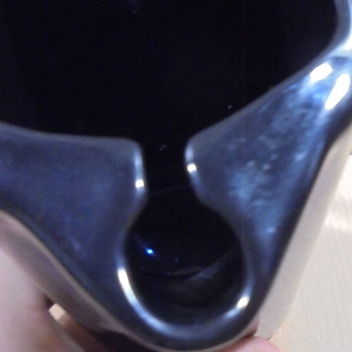 Black & White Scotch Whisky old promotional ceramic jug used