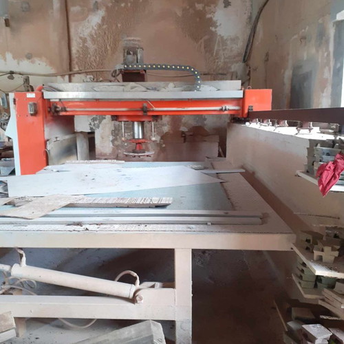 Single-head polishing machine with hydraulic reclining table used, 2007