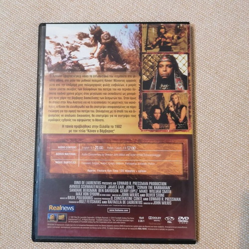 Conan the Barbarian and Conan the Destroyer DVD like new with subtitles