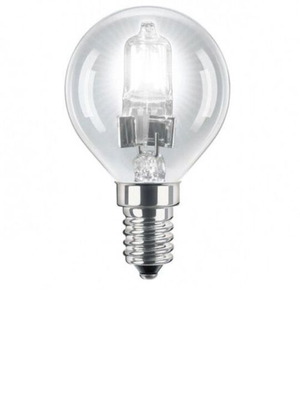Halogen bulb ECO spherical 18W E14 new