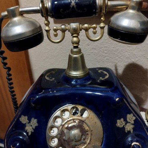 Limoges porcelain antique telephone used