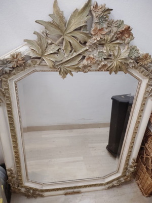 Handmade vintage mirror used 1.10m x 85 cm