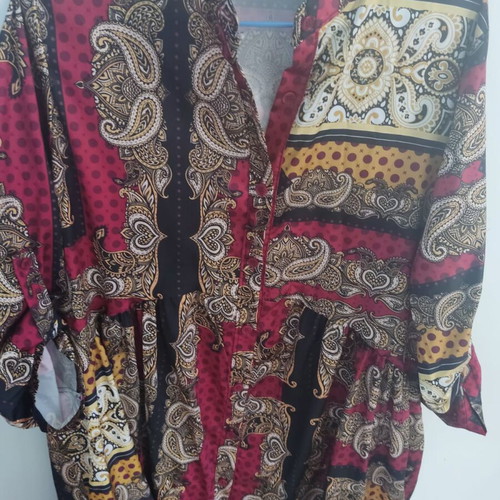 Semizie Mao-style blouse dress new, one size