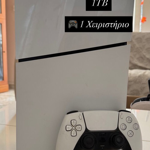 Sony PlayStation 5 Slim Digital 1TB console with DualSense controller