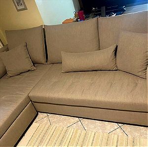 Τριθέσιος γωνιακος καναπές