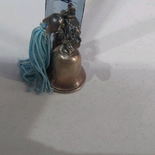 Vintage decorative bell like new with blue tassel
