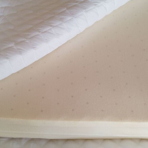 Greco Strom Minos crib mattress and white crib