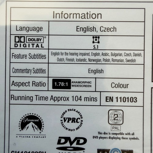 School of Rock DVD new with subtitles