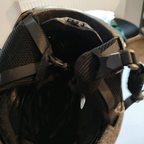 Children's bicycle helmet used