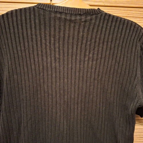 Men's knitted T-shirt XL black like new