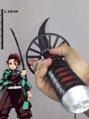 Demon Slayer Tanjiro Katana 115cm new, 3D printed PLA+