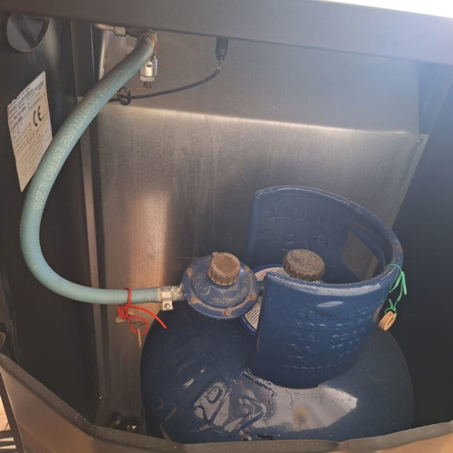 Olimpia Splendid gas heater with bottle