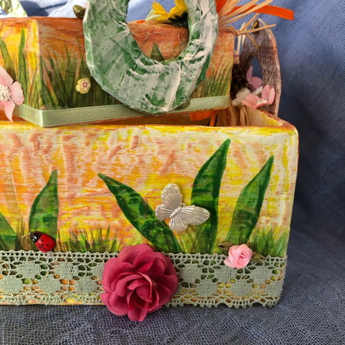 Handmade basket set for summer or Easter, new