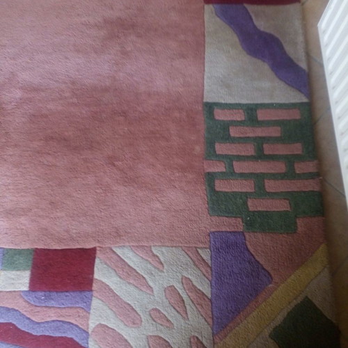 Rug used 190x280cm with backing, heavy, non-slip