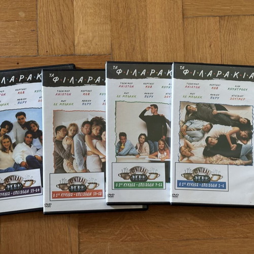 Friends DVD Seasons 1-4 with subtitles