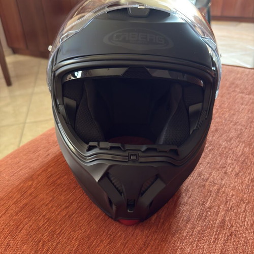 Caberg Duke Evo helmet like new, size Small, black matt, flip up