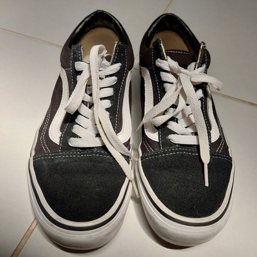 Vans classic sneakers size 38.5 used, black and white