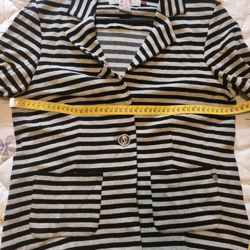 ALE women's short jacket new, black and white, size L