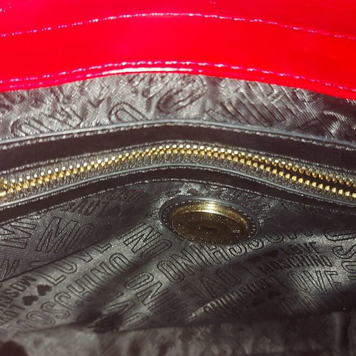Moschino red backpack like new
