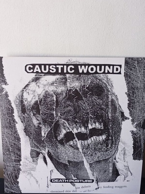 Caustic Wound Death Posture LP μεταχειρισμένο, μαύρο βινύλιο