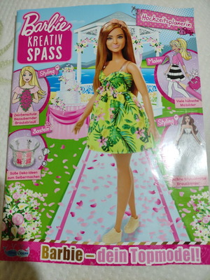 Barbie magazine with patterns in German