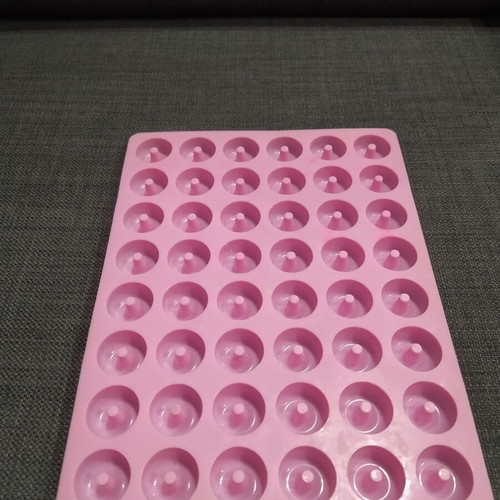 Silicone donut mold used
