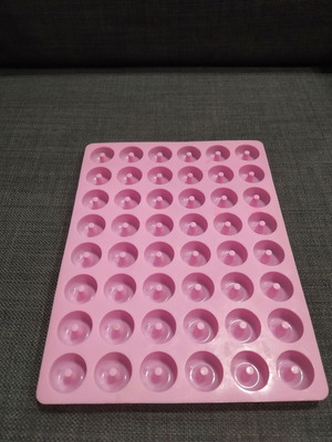 Silicone donut mold used