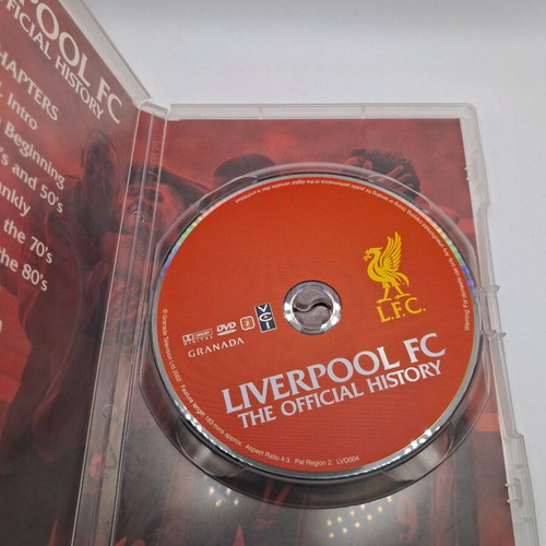 Liverpool FC The Official History DVD like new