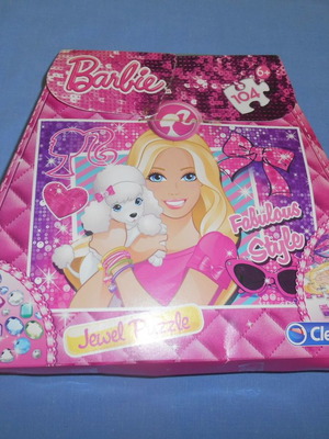 Barbie Jewel Puzzle καινούργιο, 104 κομμάτια, Fabulous Style