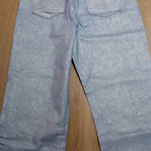 Jeans with shine new, blue, size large