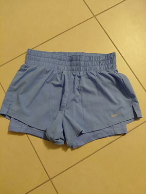 Nike One Dri-Fit 2-in-1 shorts new, blue, size S