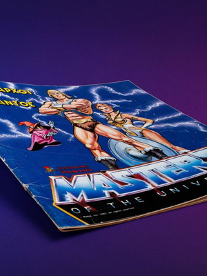 Masters of the Universe sticker album used Panini 1983