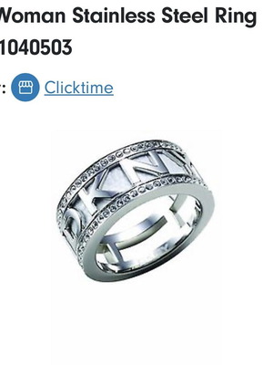 DKNY ring new, gray