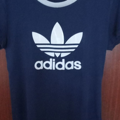 Adidas short-sleeve t-shirt like new, blue, size S